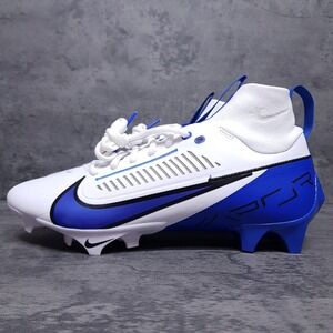 NIKE Vapor Edge Pro 360 2 TB Football Cleats Mens Size 9 White‎ Blue Nby